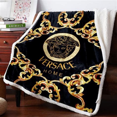 versace fleece blanket|Versace blanket set.